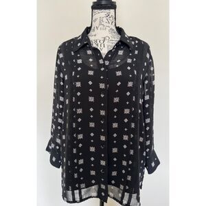 Liz Claiborne blouse and tank - size Large